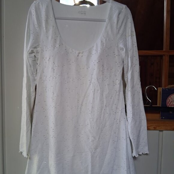 Offline by Aerie Scoop Neck Stretch Lace Mini Dress Shelf Bra Attached Short XL - Picture 1 of 5